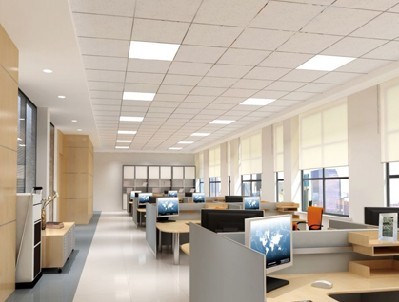 Panel Light In Office